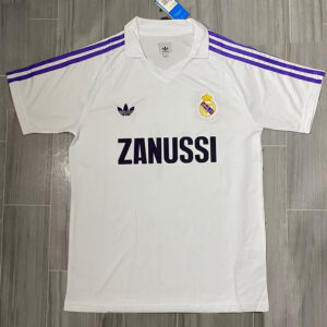 1984-1985 RMA Home Retro Soccer Jersey