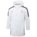 24-25 RMA White Hooded Windbreaker Fabric Cotton Coat #G208(金标)