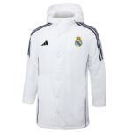 24-25 RMA White Hooded Windbreaker Fabric Cotton Coat #G209(彩标)