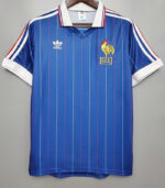 1982 France Home Retro Soccer Jersey