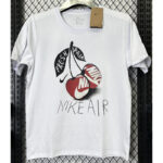 T273 NK White High Quality Casual T-Shirt #苹果