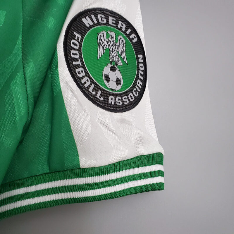 1996 Nigeria Home Retro Soccer Jersey - Image 5