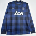 2013-2014 Man Utd Away Long Sleeve Retro Soccer Jersey (长袖)
