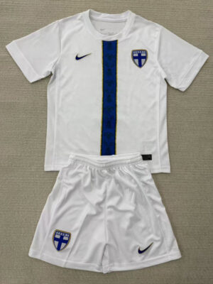 25-26 Finland Home Kids Soccer Jersey