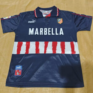 1997-1998 ATM Away Retro Soccer Jersey (带章)