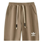 2025 AD Brown Pure Cotton Fabric Casual Short Pants
