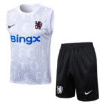 25-26 CHE White Tank top and shorts suit #D25121