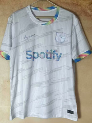 25-26 BAR White Special Edition Training Shirts (彩虹)