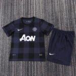 2013-2014 Man Utd Away Kids Retro Soccer Jersey