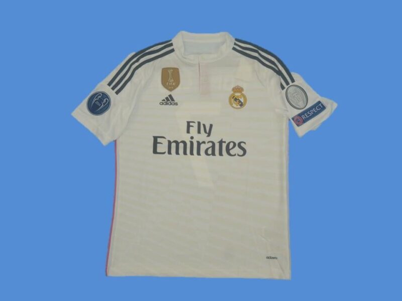 2014-2015 RMA Home Retro Soccer Jersey - Image 5