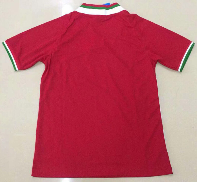 1994 Bulgaria Away Red Retro Soccer Jersey - Image 3