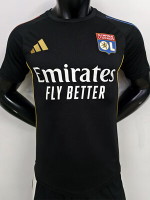 25-26 Lyon Black Player Version Training shirts