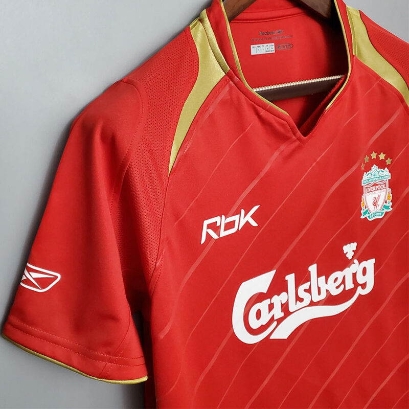 2005-2006 LIV Home Retro Soccer Jersey - Image 4