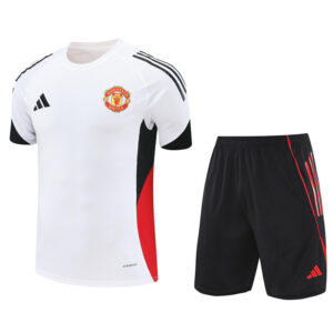 25-26 Man Utd White Training Short Suit