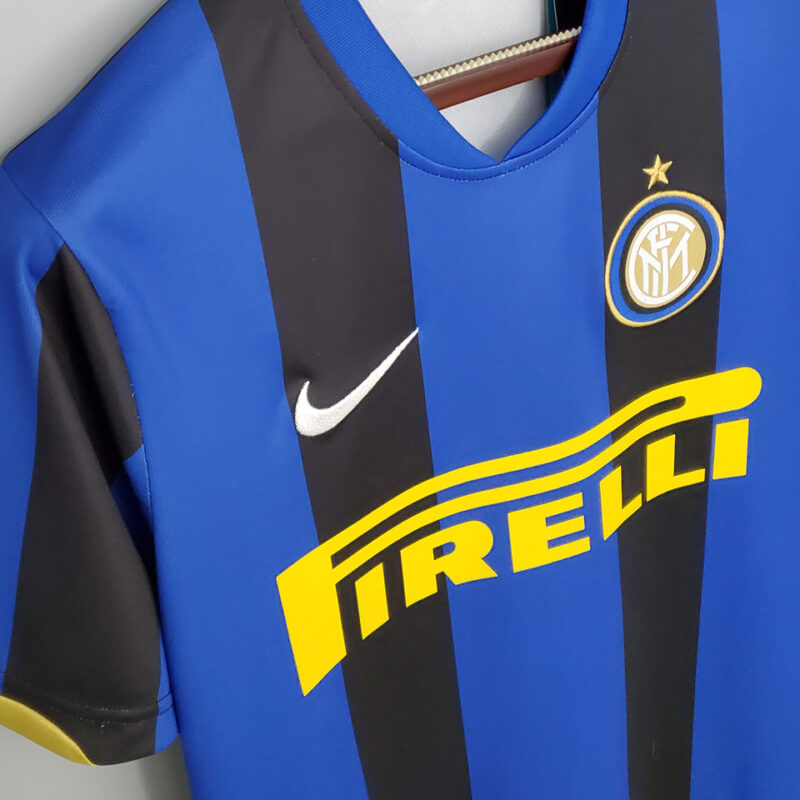 2008-2009 INT Home Retro Soccer Jersey - Image 9