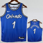 2018-2019 Magic HARDAWAY #1 Blue Retro Top Quality Hot Pressing NBA Jersey (条纹)