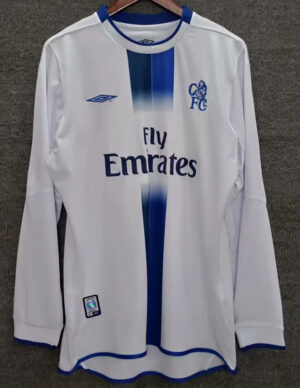 2003-2005 CHE Away Retro Long Sleeve Soccer Jersey (长袖)