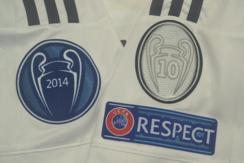 2014-2015 RMA Home Retro Soccer Jersey - Image 7