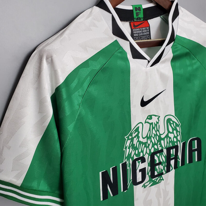 1996 Nigeria Home Retro Soccer Jersey - Image 4