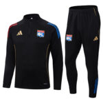 25-26 Lyon Black Half Pull Tracksuit (半拉链)