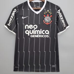 2011-2012 Corinthians Black Retro Soccer Jersey-lsvariable
