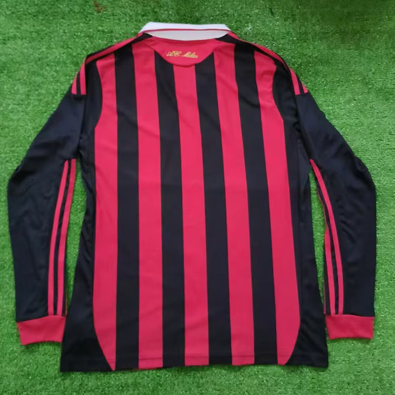 2009-2010 ACM Home Long Sleeve Retro Soccer Jersey (长袖) - Image 3