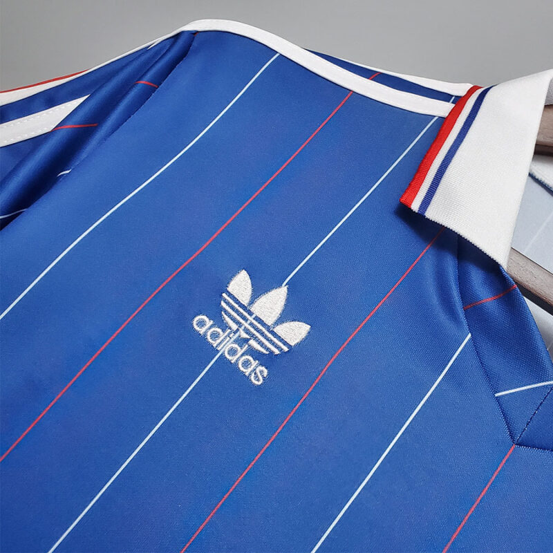 1982 France Home Retro Soccer Jersey - Image 3