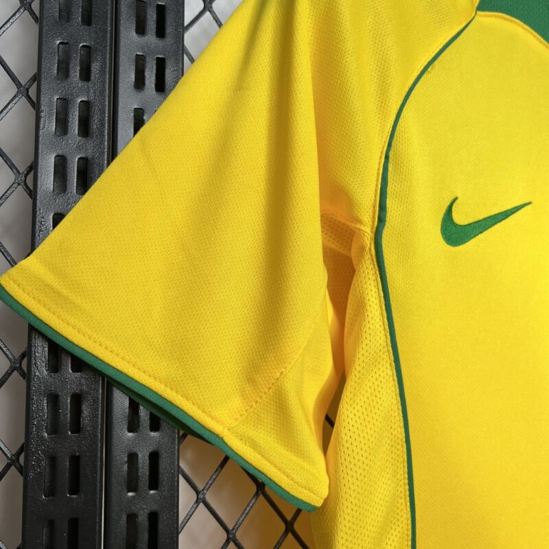 2004 Brazil Home Retro Soccer Jersey - Image 4
