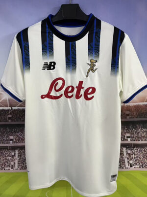 25-26 Atalanta Away Fans Soccer Jersey (前广告)
