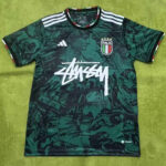 2023 Italy Green Special Edition Fans Soccer Jersey (带广告)