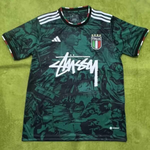 2023 Italy Green Special Edition Fans Soccer Jersey (带广告)