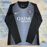 25-26 PSG Black Goalkeeper Long Sleeve Soccer Jersey (长袖)