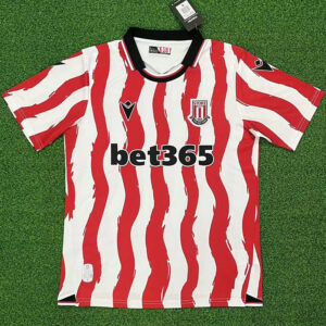 25-26 Stoke City Home Fans Soccer Jersey