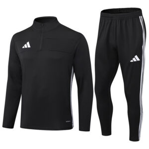 2025 AD Black Half Pull Tracksuit #07(半拉链)