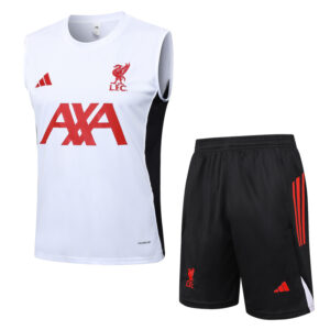 25-26 LIV White Tank top and shorts suit #D2568