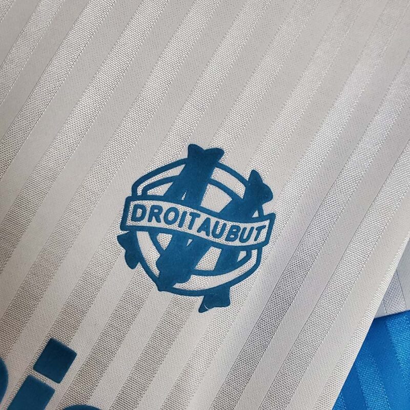 1990 Marseille Home Retro Soccer Jersey - Image 5
