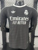 25-26 RMA Black GoalKeeper Player Version Soccer Jersey
