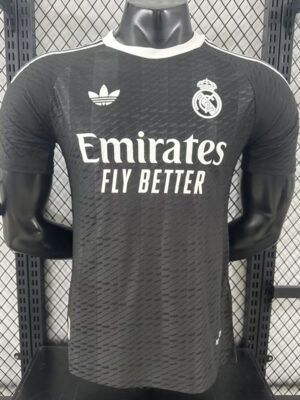 25-26 RMA Black GoalKeeper Player Version Soccer Jersey