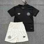 25-26 Germany 125th Anniversary Black Kids Soccer Jersey