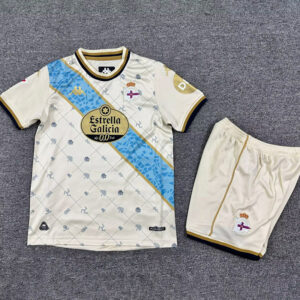 25-26 La Coruna Third Kids Soccer Jersey