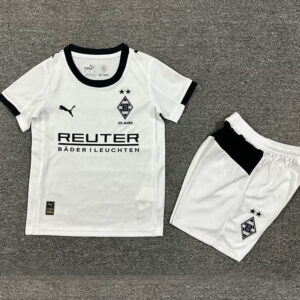 25-26 Monchengladbach Home Kids Soccer Jersey