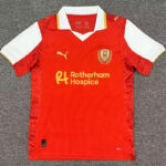 25-26 Rotherham United Home Fans Soccer Jersey