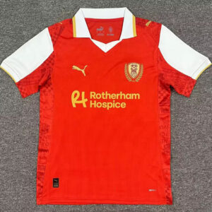 25-26 Rotherham United Home Fans Soccer Jersey