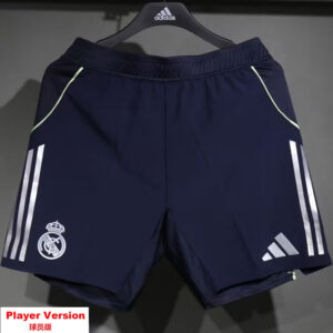 25-26 RMA Away Player Version Shorts Pants (High Quality)(球员短裤)