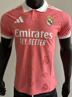 25-26 RMA Pink Special Edition Player Version Training Shirts (翻领)