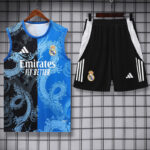 25-26 RMA Black blue Tank top and shorts suit