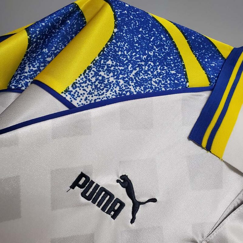 1995-1997 Parma White Retro Soccer Jersey - Image 5