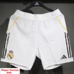 25-26 RMA Home Player Version Shorts Pants (High Quality)(球员短裤)