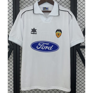 1996-1997 Valencia Home Retro Soccer Jersey