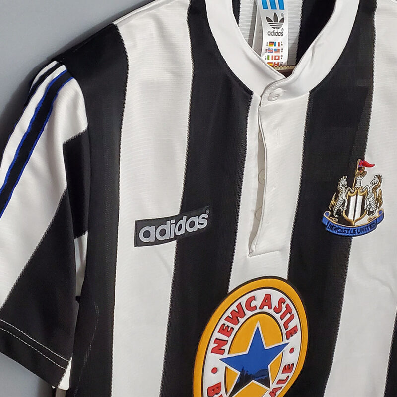 1995-1997 Newcastle Home Retro Soccer Jersey - Image 3